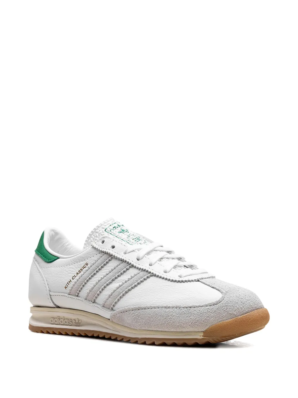 Кроссовки SL 72 White/Green из коллаборации с Kith Classics Adidas, белый — фото 2