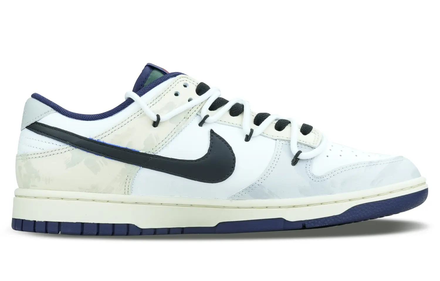 

Кроссовки Nike Dunk Skateboarding Shoes Men Low-top Beige/grey/white, серый