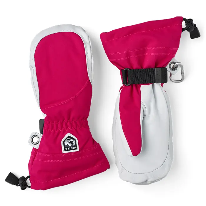 

Варежки Heli - женские Hestra, Cerise/Off White