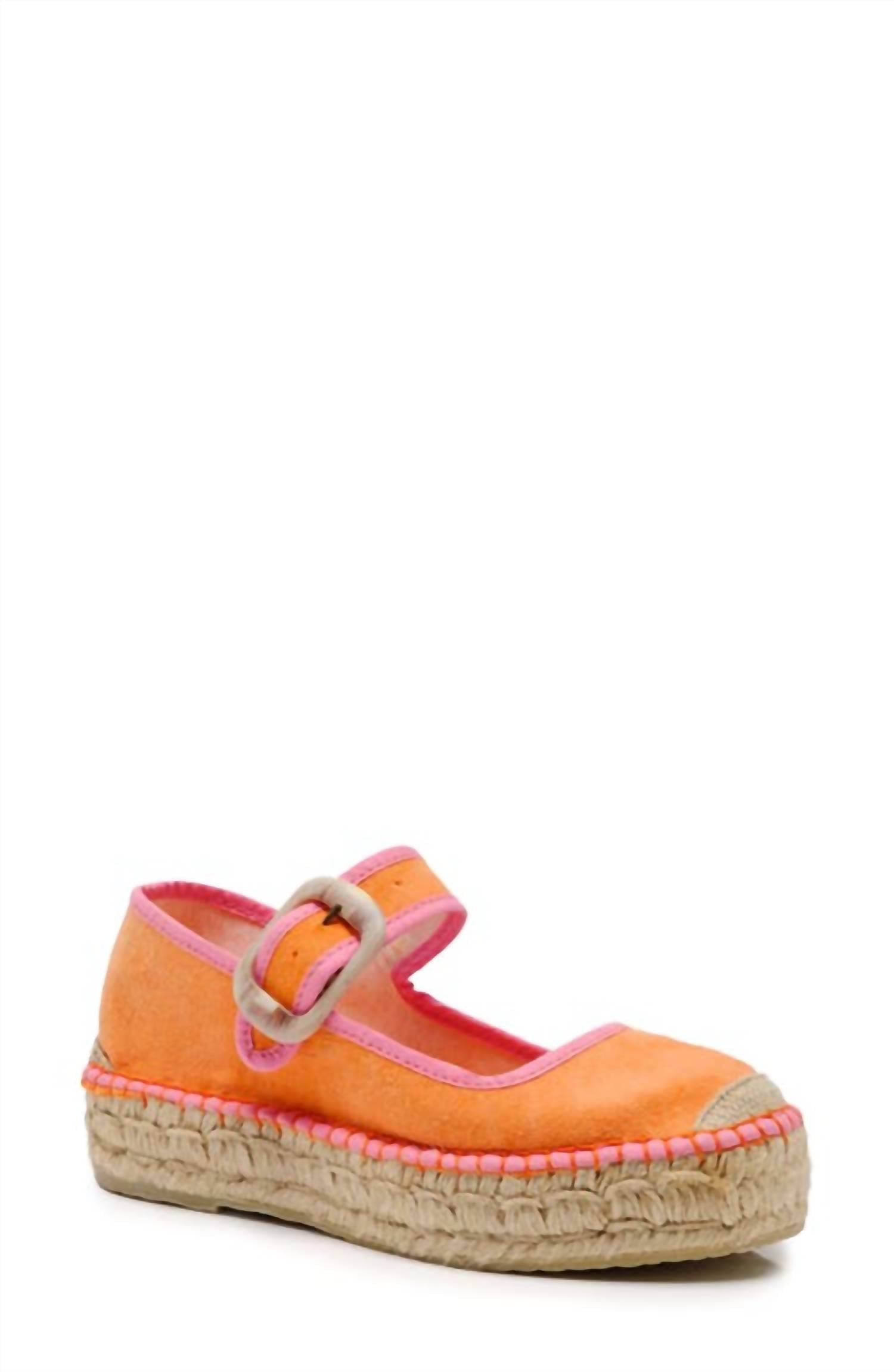 Женские сандалии Surfside Mary Jane в оранжевом цвете Free People