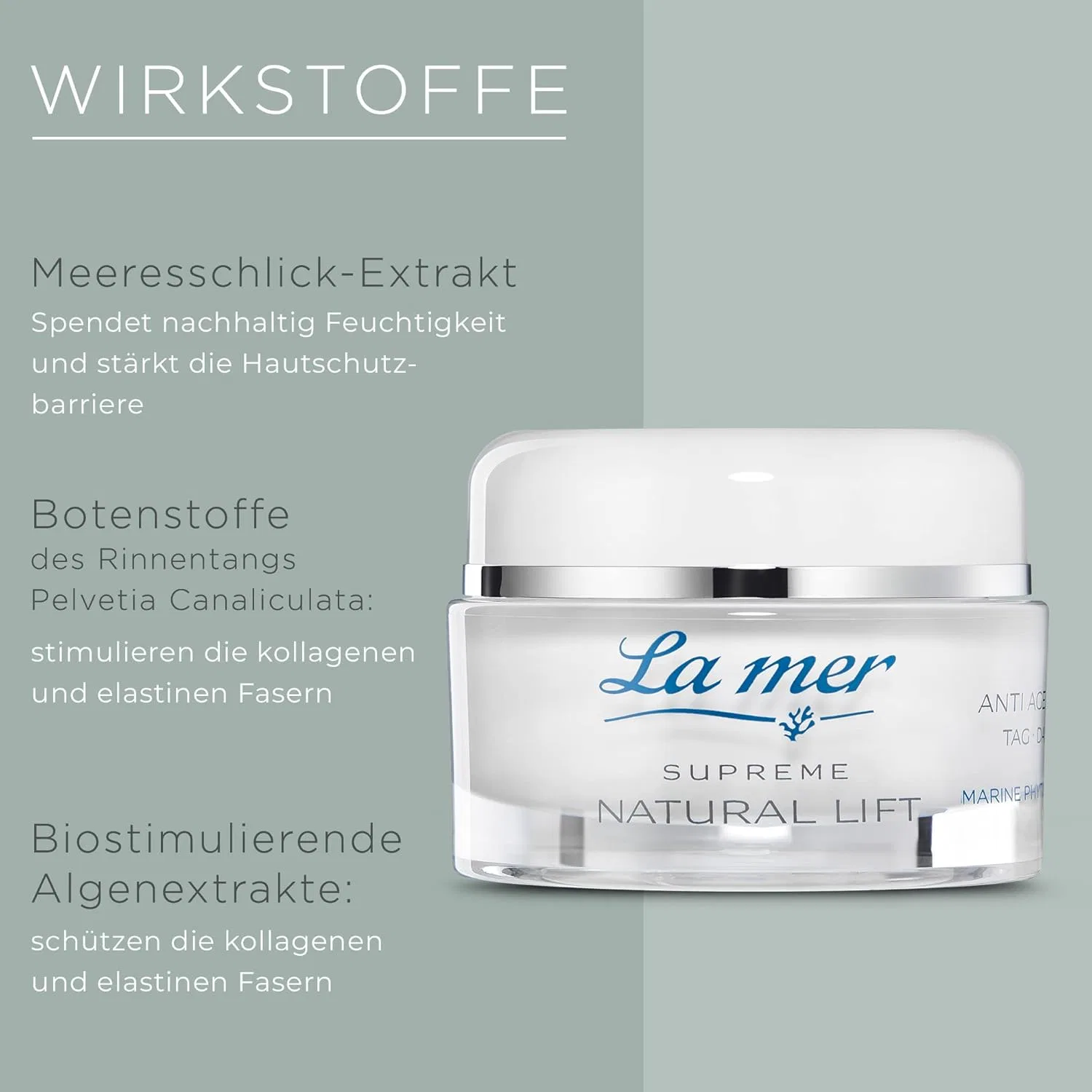 Дневной антивозрастной крем «Supreme Natural Lift Anti-Age Cream Tag» от La mer, 50 мл La Mer — фото 3