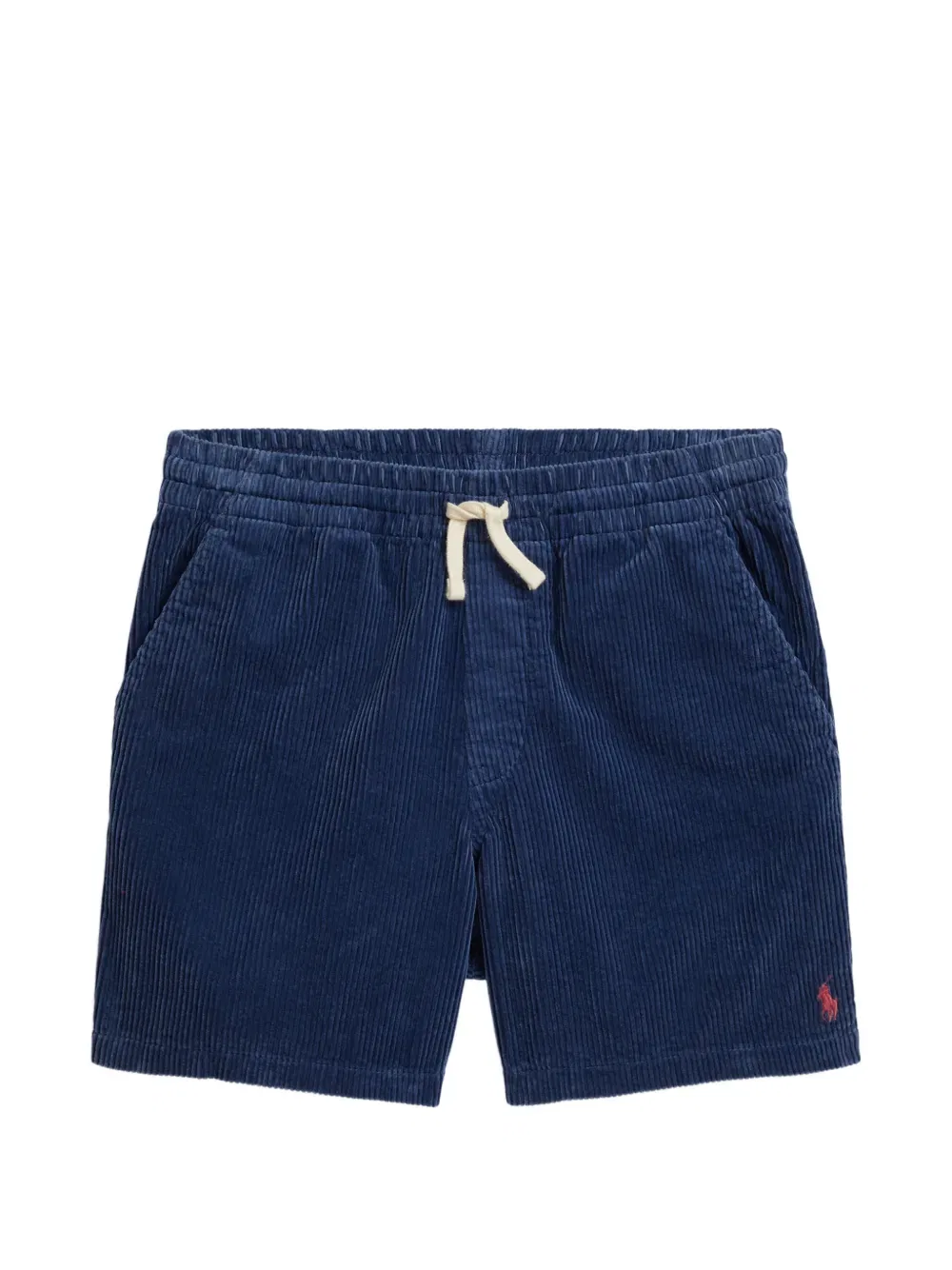 Вышитые хлопковые вельветовые шорты Polo Ralph Lauren Kids, синий