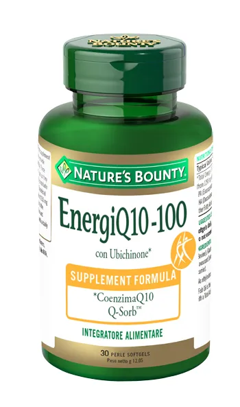 

Nature's Bounty EnergiQ10-100 30 жемчужин, добавка коэнзима Q10 Nature' S Bounty