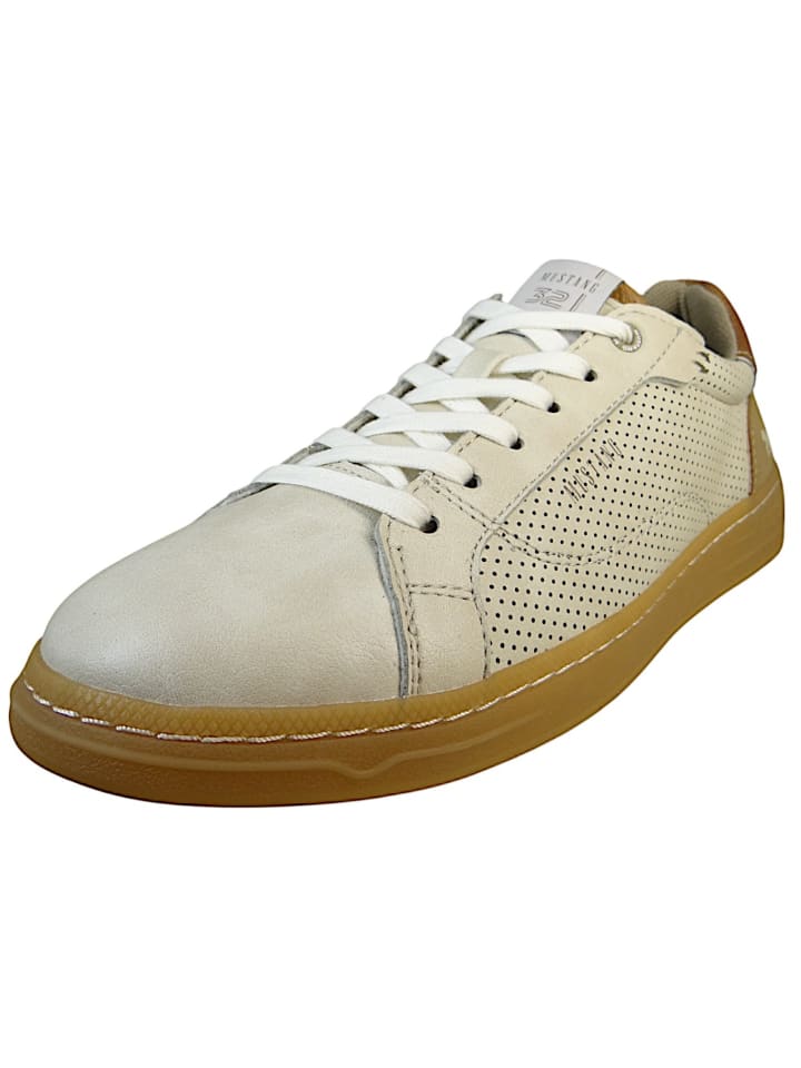 

Кроссовки на шнуровке Mustang, цвет sneaker beige