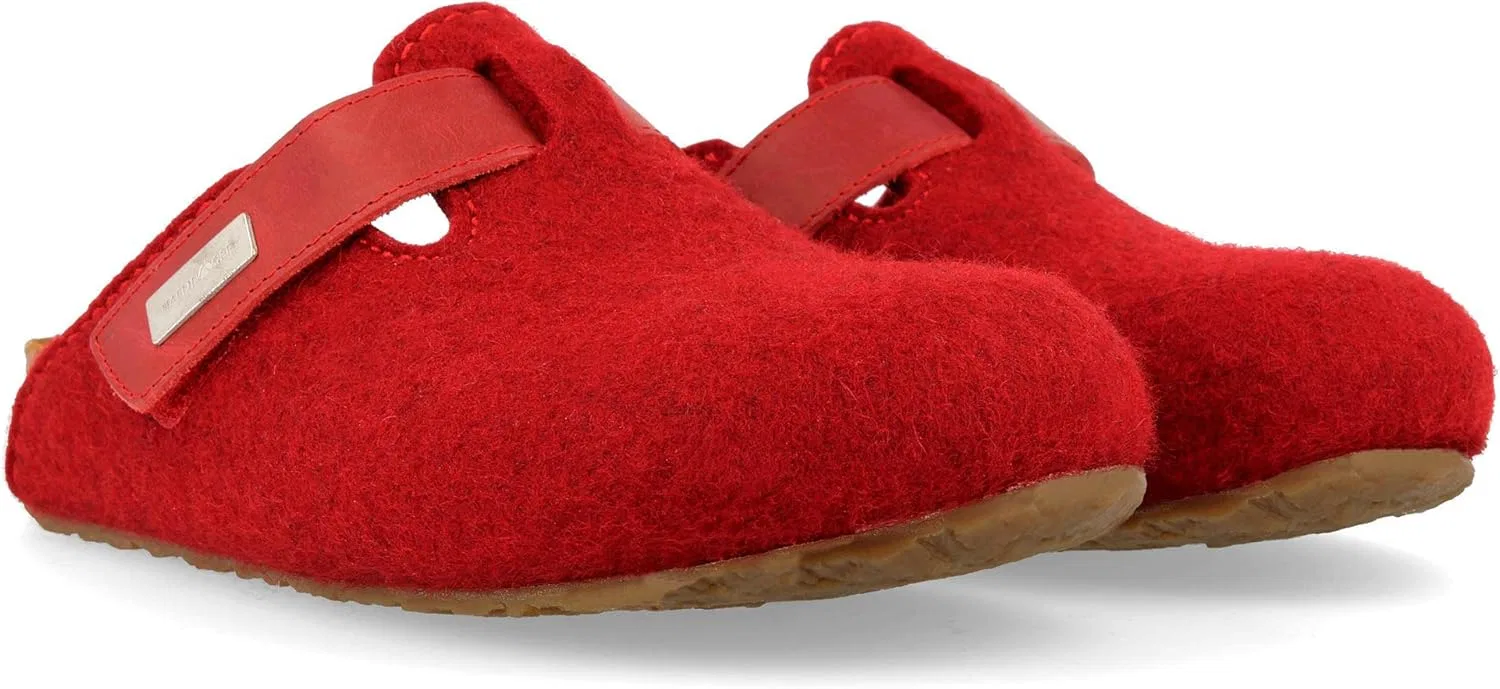 Женские органические тапочки HAFLINGER Kurt, Paprika