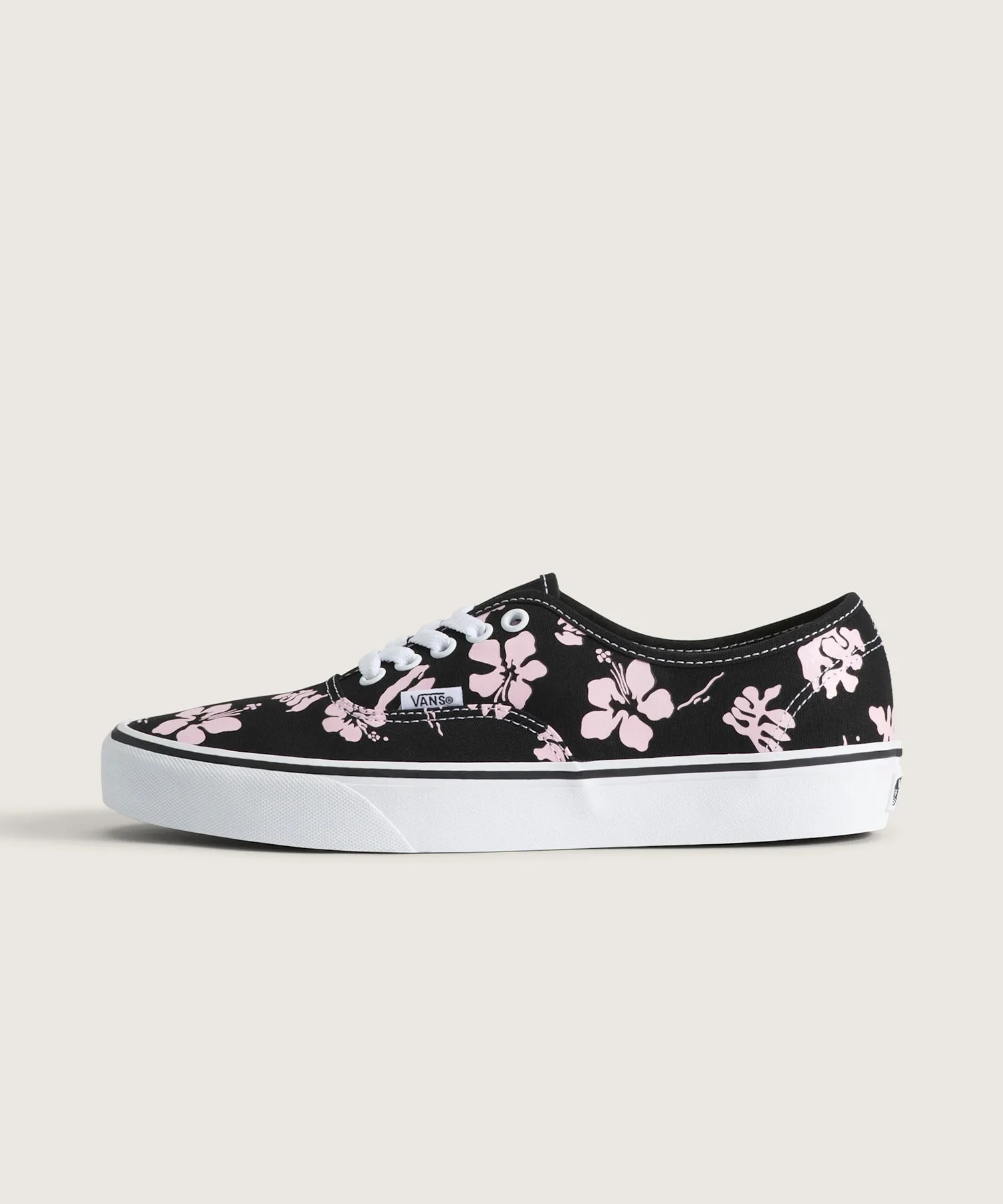 Унисекс кеды из канваса Authentic Archive VANS чёрные с розовым