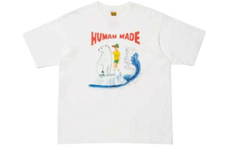 

Футболка унисекс белая HUMAN MADE