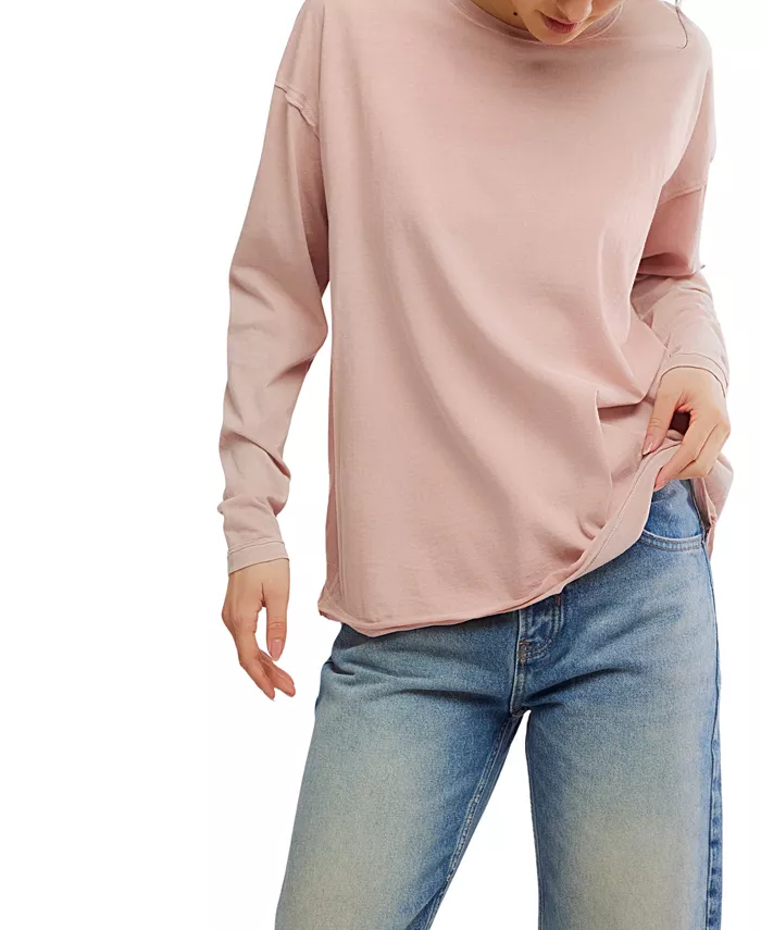 

Женский топ Nina с длинными рукавами Free People, белый