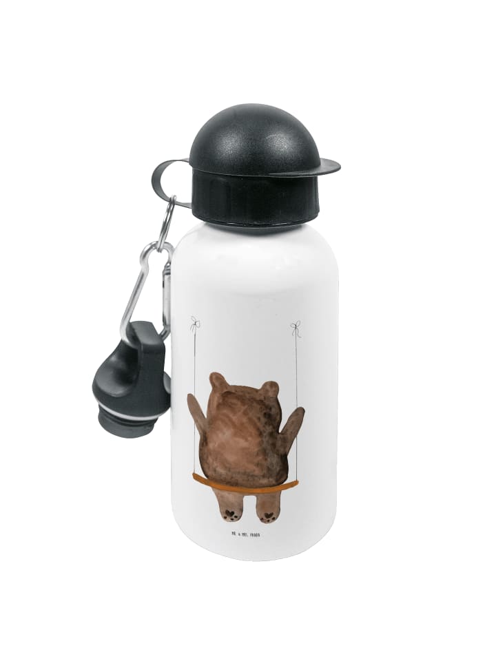 

Mr. & Mrs. Panda Бутылка с водой, медведь, качели, ничего не говоря, в белом