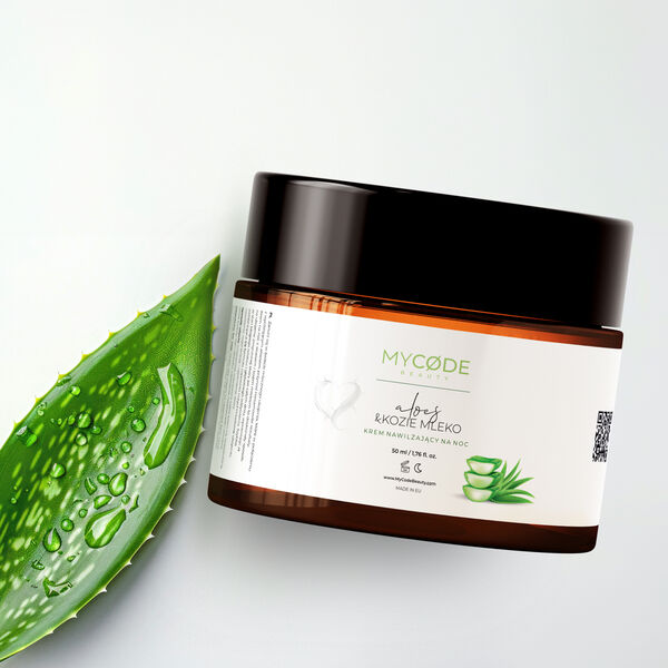 Крем для лица MyCode Beauty — Увлажняющий ночной , Aloes & kozie mleko, 50 мл — фото 2