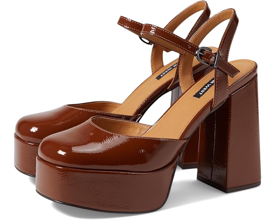 

Туфли Nine West Stacie, цвет Brown Patent