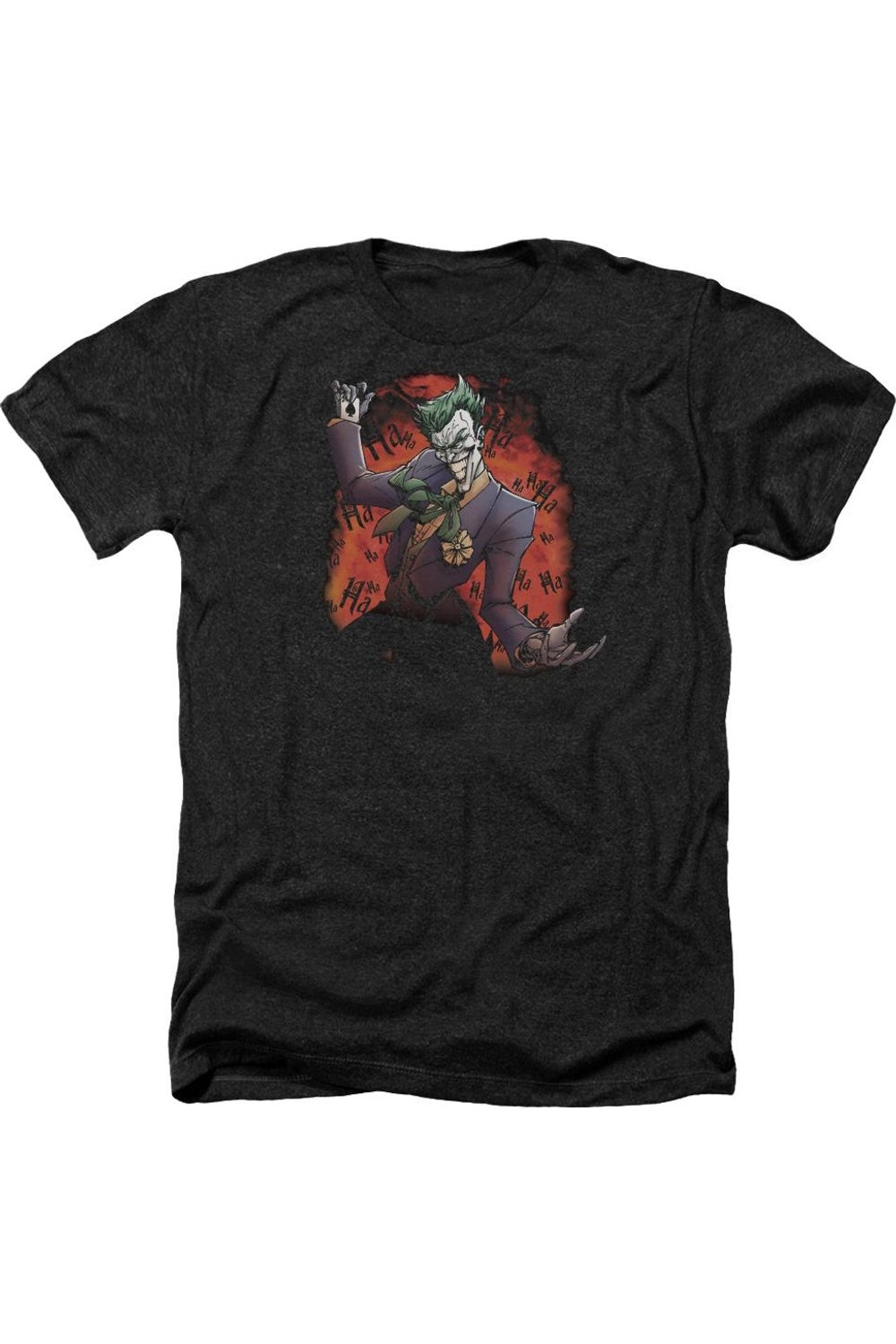 

Футболка / футболка Batman Jokers Ave Adult Heather Gildan, черный