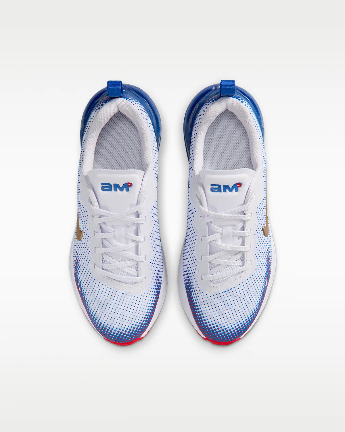 Кроссовки Nike Air Max Phoenix для детей, White/Game Royal/University Red/Metallic Gold — фото 4
