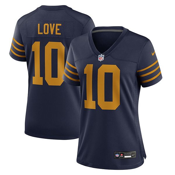 

Женская футболка Jordan Love Navy Green Bay Packers The 1923 Classic Game Nike, Зеленый, Женская футболка Jordan Love Navy Green Bay Packers The 1923 Classic Game Nike