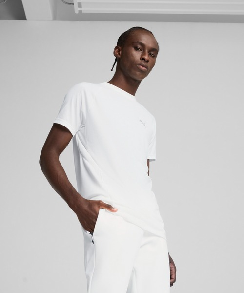 

Мужская футболка с коротким рукавом, крой Evo Stripe PUMA, белый