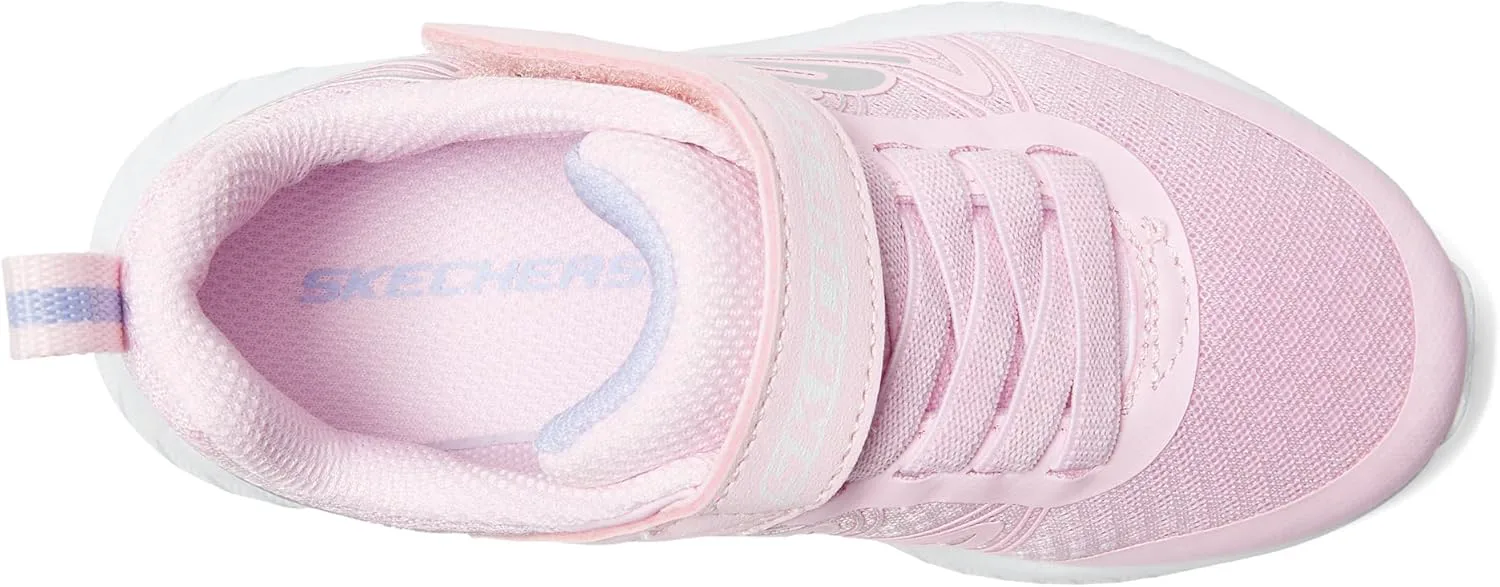 Детские кроссовки Skechers Microspec Plus-Swirl Sweet, светло-розовый — фото 4