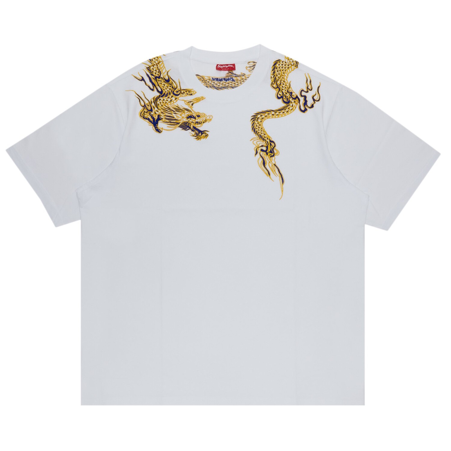 

Топ с короткими рукавами и запахом Supreme Dragon, цвет Белый