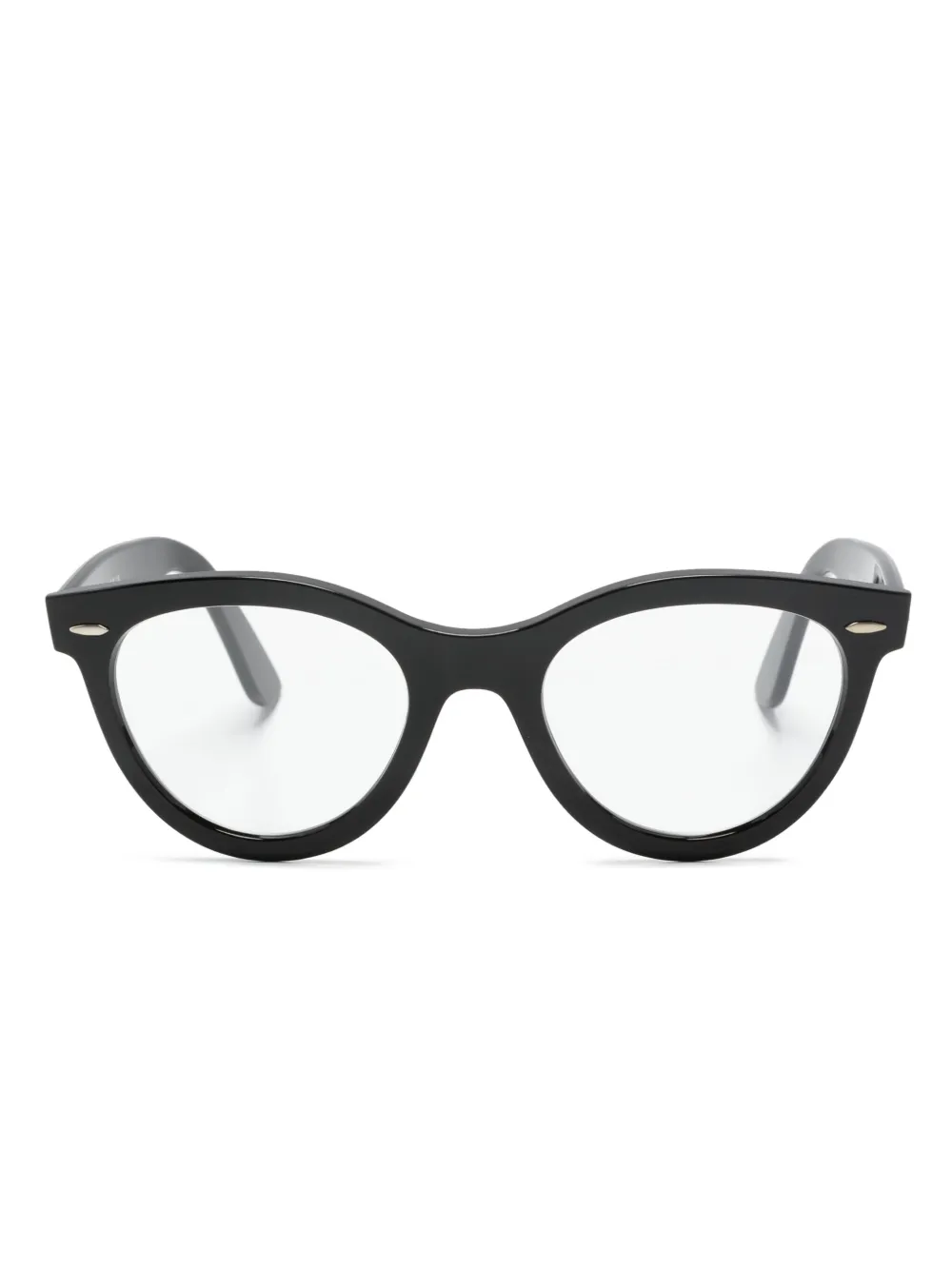 

Солнцезащитные очки Wayfarer Way в круглой оправе Ray-Ban, черный