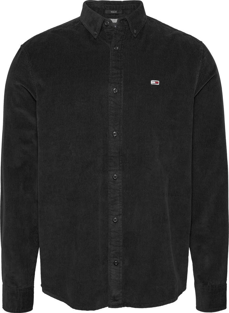 

Рубашка с длинными рукавами Tommy Jeans "TJM REG CORDUROY SHIRT", черный