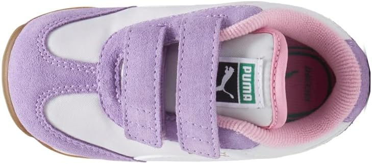 Детские кроссовки Puma Easy Rider на липучке (для малышей), белый/серебряный — фото 4