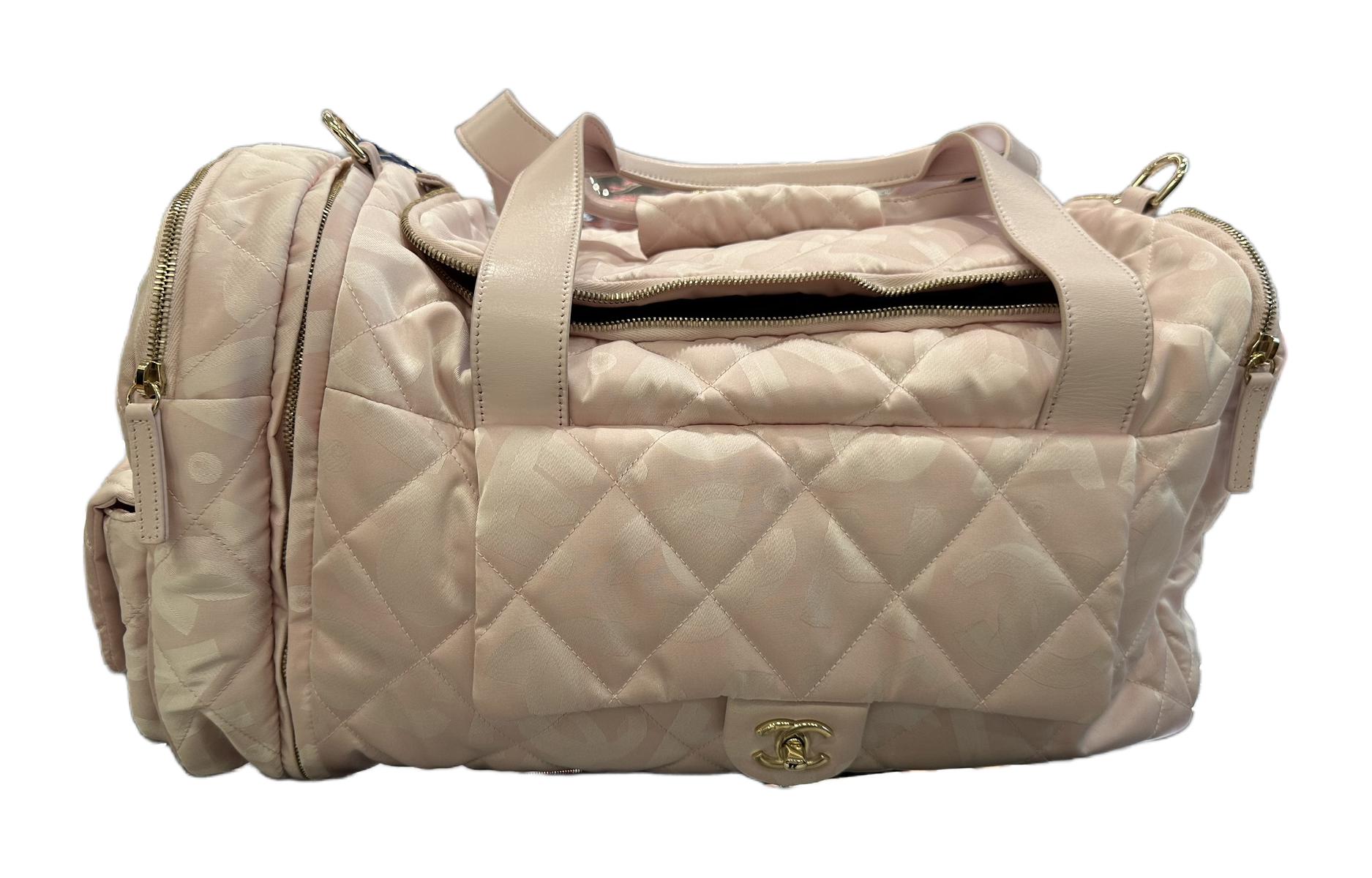 

Сумка из ткани дорожная сумка unisex CHANEL