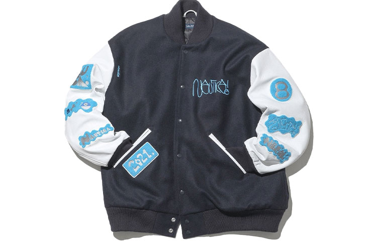 

NAUTICA JAPAN Куртка бейсбольная унисекс, Marine Blue