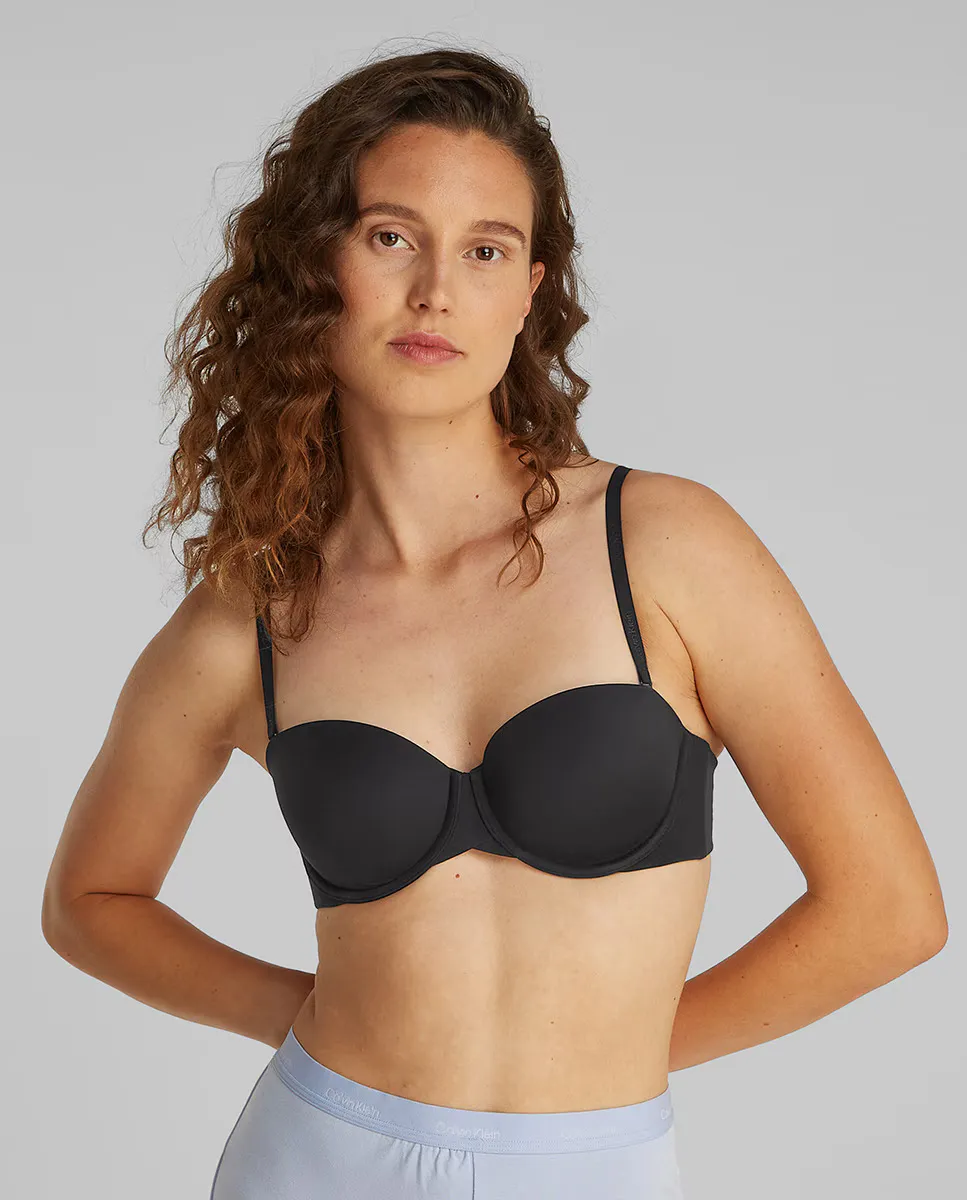 

Бюстгальтер на косточках без бретелек PERFECTLY FIT Calvin Klein, черный