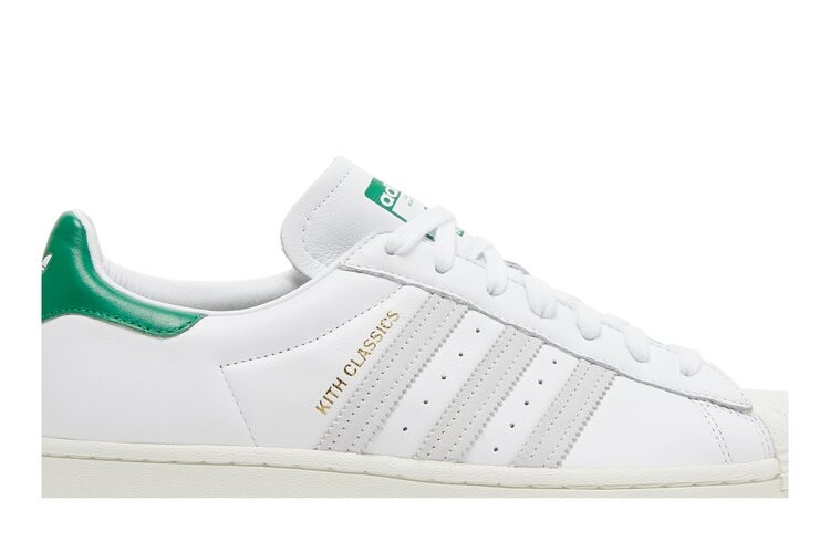 Кроссовки Adidas Kith x Superstar, белый — фото 2