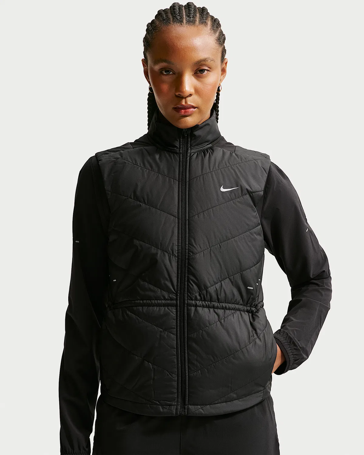 Женский жилет для бега Nike Swift Therma-FIT, Black