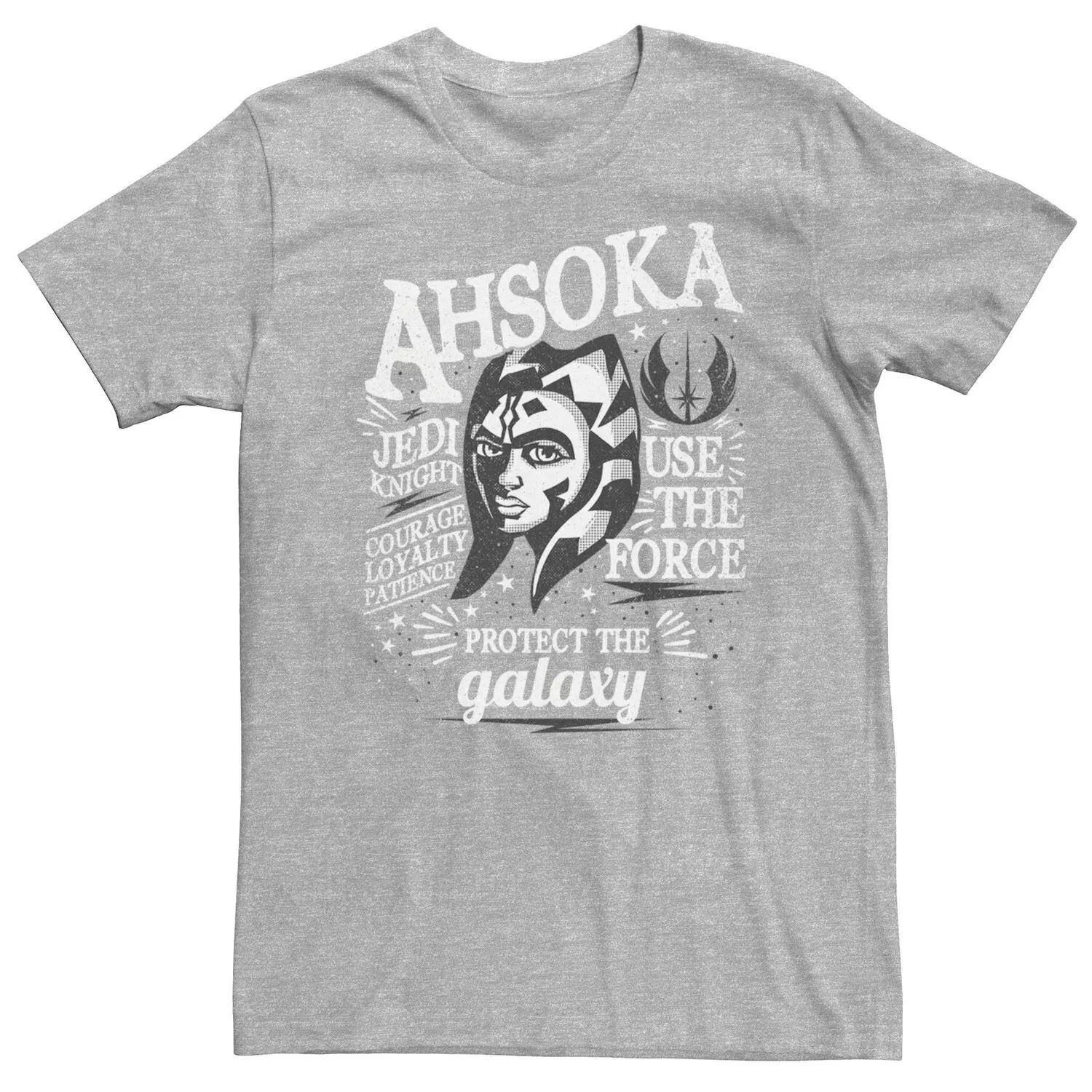

Футболка с коллажем Big & Tall Ahsoka Head Shot Star Wars