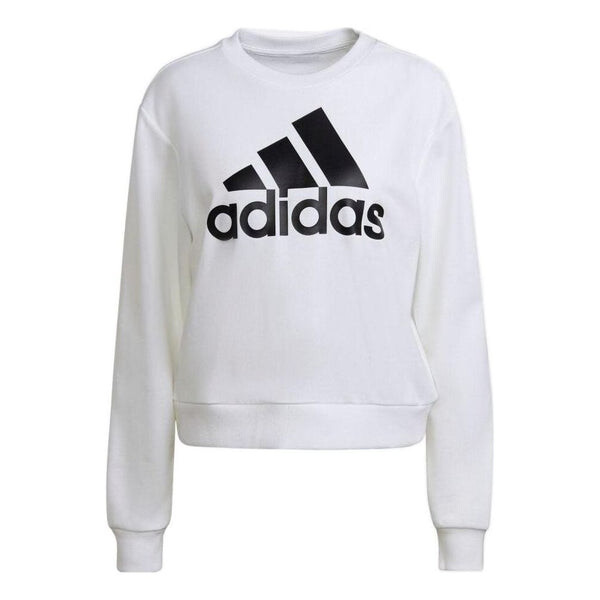 

Свитер Essentials логотип свободная толстовка Adidas, белый