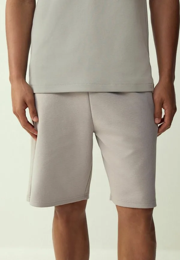 Спортивные брюки прямого кроя с карманами на молнии Next, Light Grey