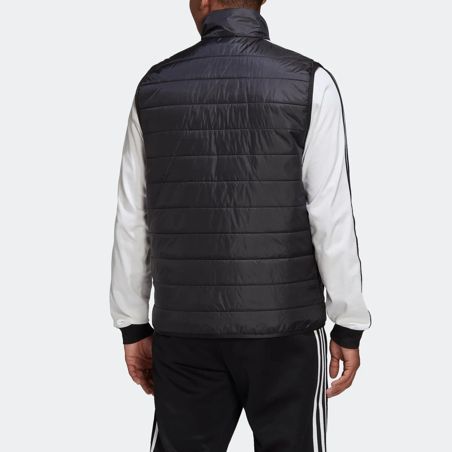 Жилет Adidas Originals Padded Stand Collar Puffer, черный — фото 2