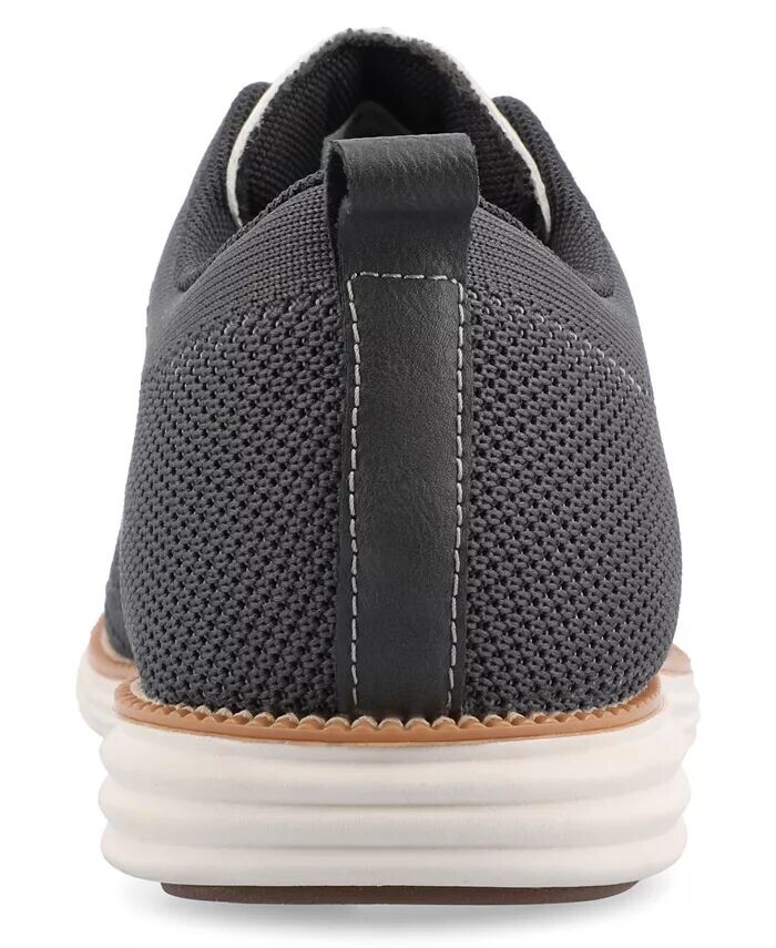 Мужские туфли Ezra Tru Comfort Foam Knit Wingtip Vance Co., серый — фото 3