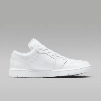 Кроссовки Jordan Air 1 Low, цвет White/White/White — фото 3
