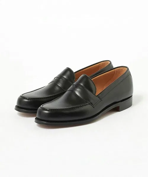 Мужские кожаные лоферы Hudson JOSEPH CHEANEY&SONS чёрные — фото 2