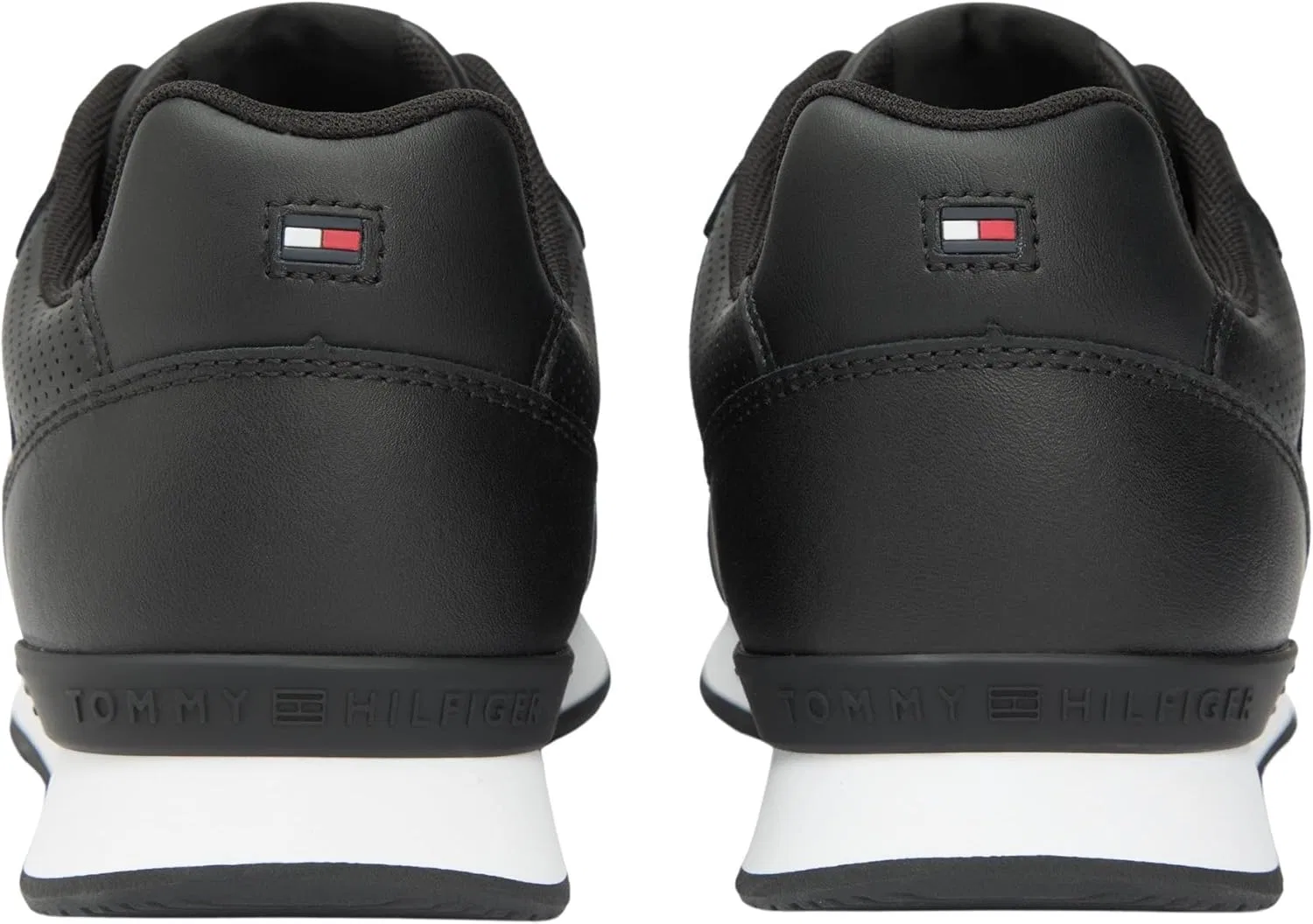 Мужские низкие кроссовки Tommy Hilfiger Runner Icon Leather Fm0fm05740, Black — фото 2