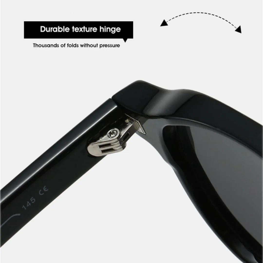 

Ретро квадратные женские солнцезащитные очки с заклепками, мужские панк-очки с градиентным переходом цвета, защита от УФ-излучения UV400 TVTBBVV, Matte Tea Tea