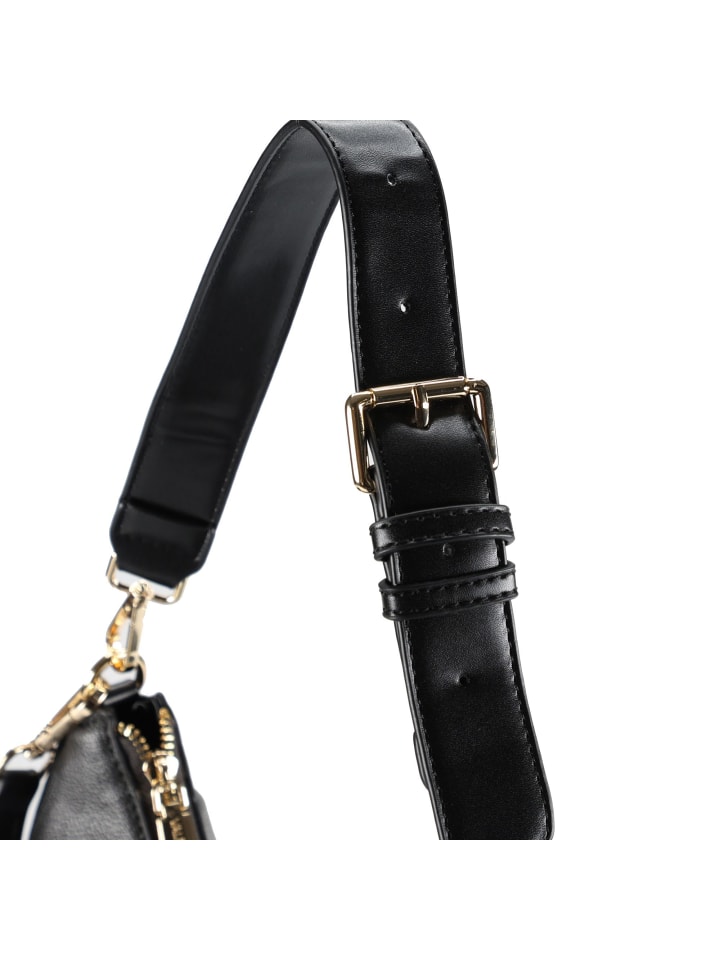 Сумка через плечо Regina 28 см черного цвета Valentino — фото 4