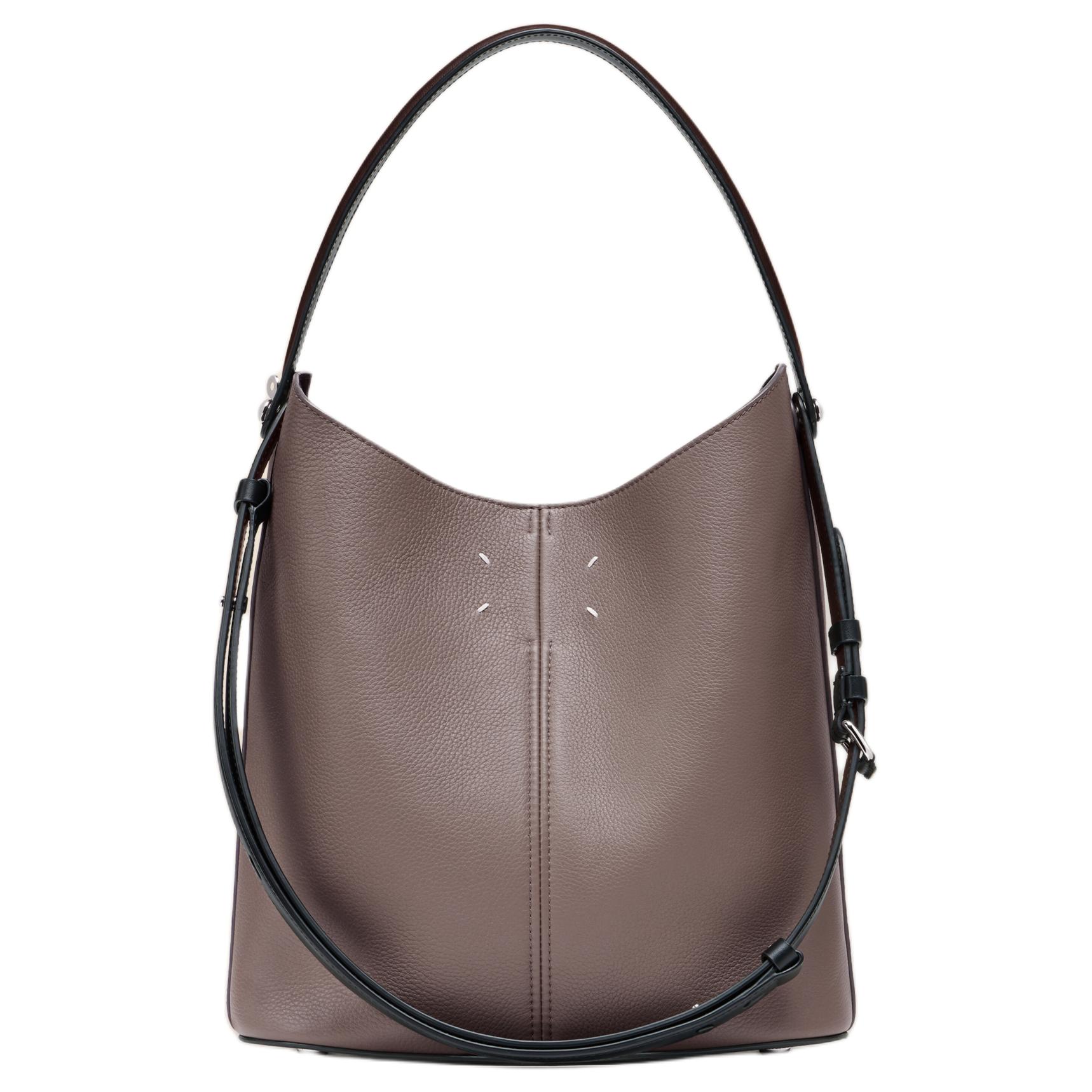 

Maison Margiela Сумка HOBO из телячьей кожи, женская коричневая сумка через плечо