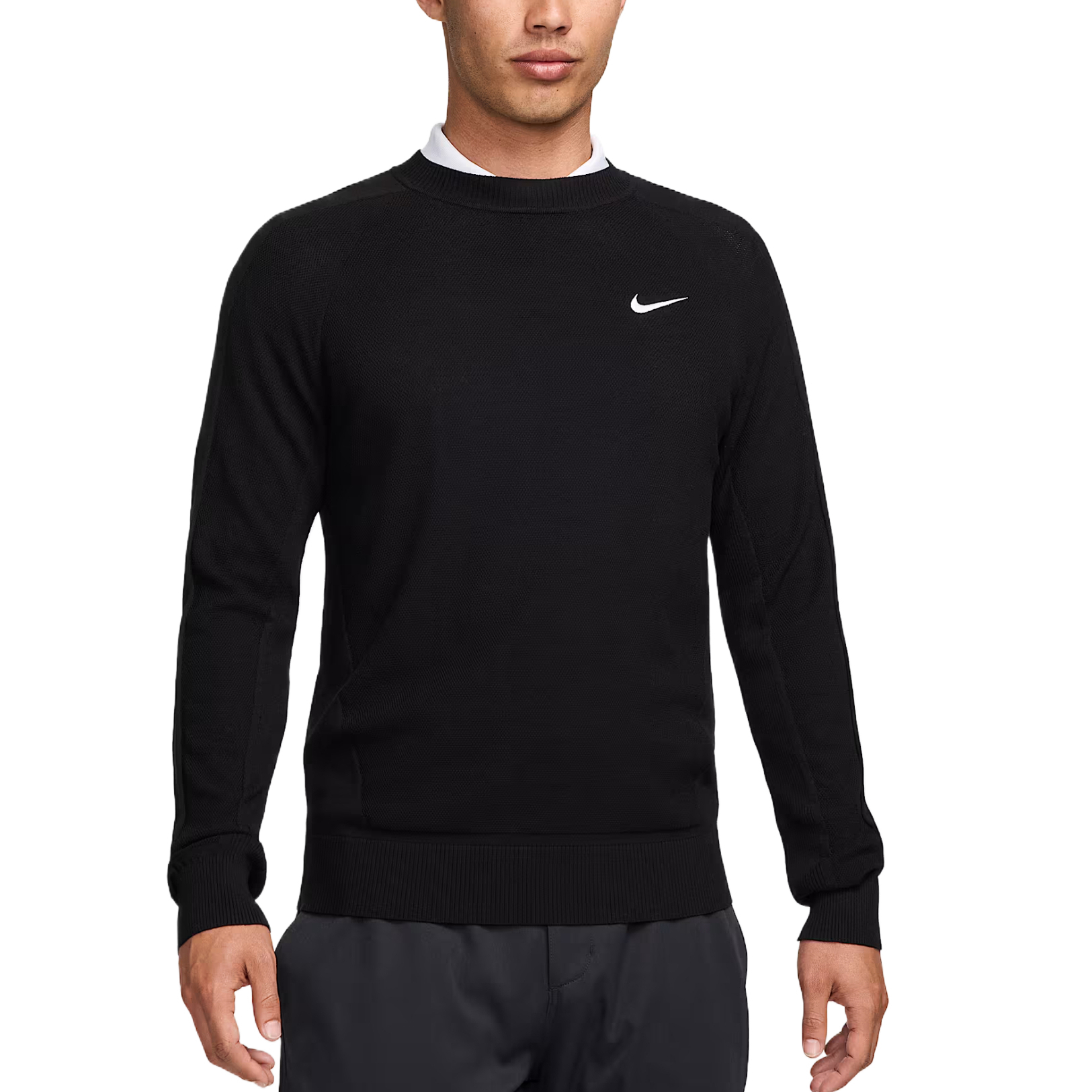 

Nike Свитер мужской Black с круглой горловиной Moderate