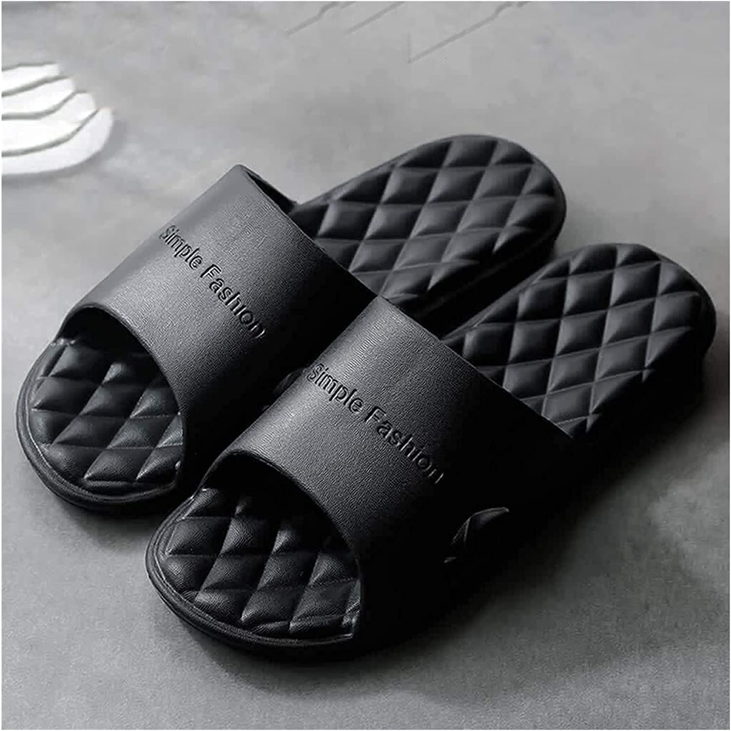 

Душевые тапочки для мужчин, домашние тапочки для мужчин, тапочки для ванной, мужские летние домашние тапочки из EVA, купальные тапочки для дома, сандалии и тапочки для ванной летом (Цвет: синий; Размер: 42-43) Eierfskiot