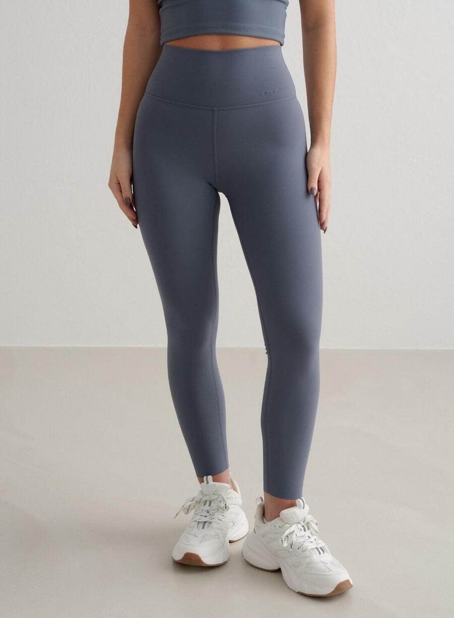 

AIM'N Женские леггинсы для йоги Petite, влагоотводящие, с защитой от приседаний, сланцево-синие