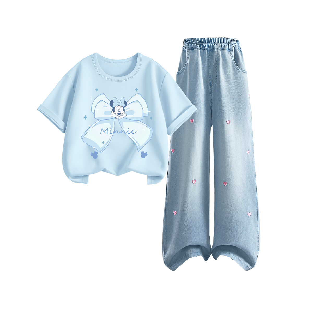 

Детская повседневная спортивная одежда Disney, светло-голубой