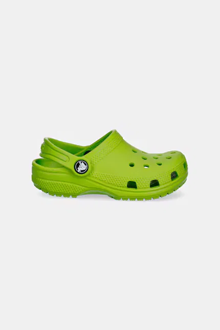 Шлепанцы детские Classic Crocs, зеленый — фото 2