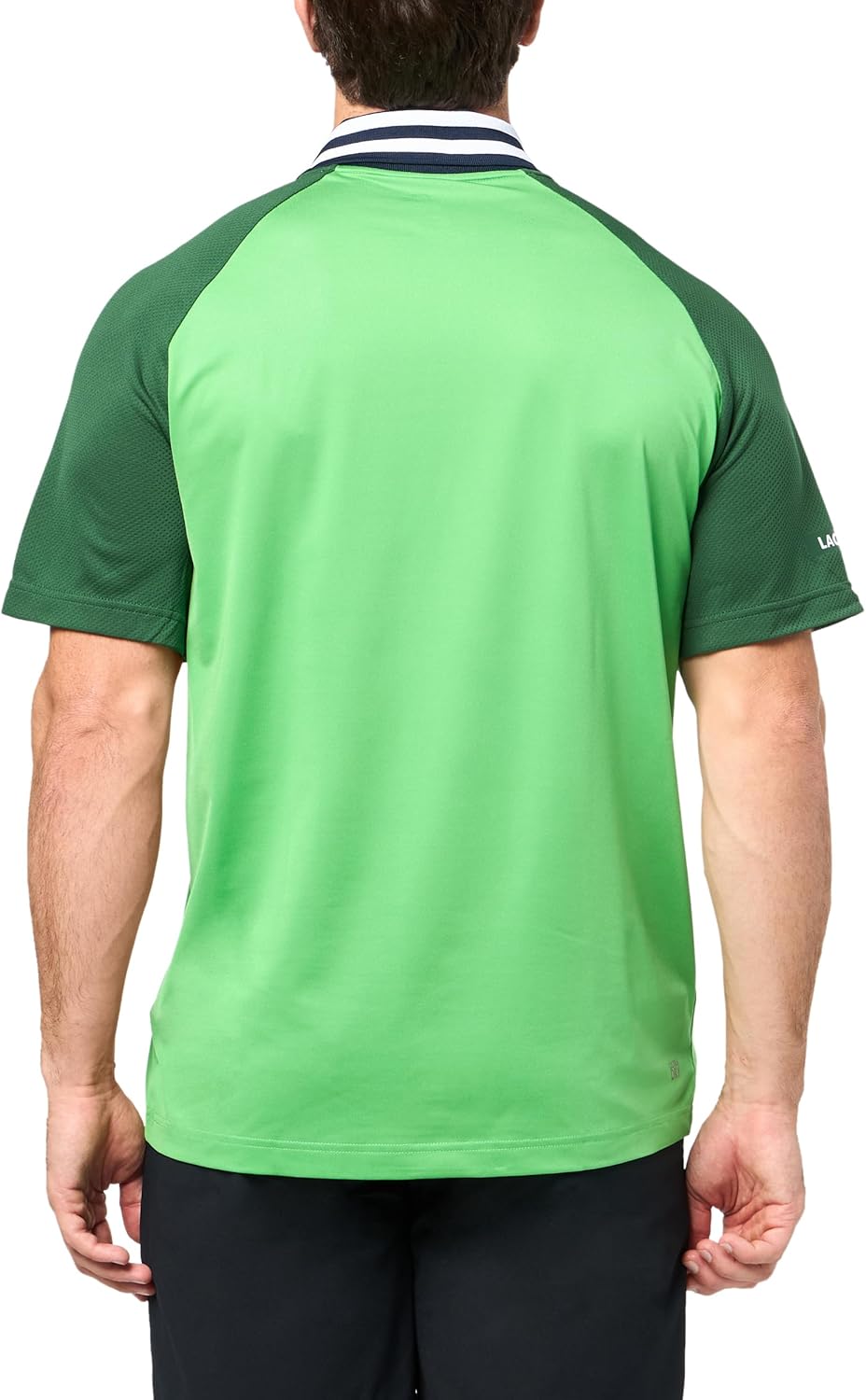 Поло спортивная Lacoste, мужская, Tennis X Daniil Medvedev Slim Fit, для тенниса, Sorrel Green/Green — фото 4