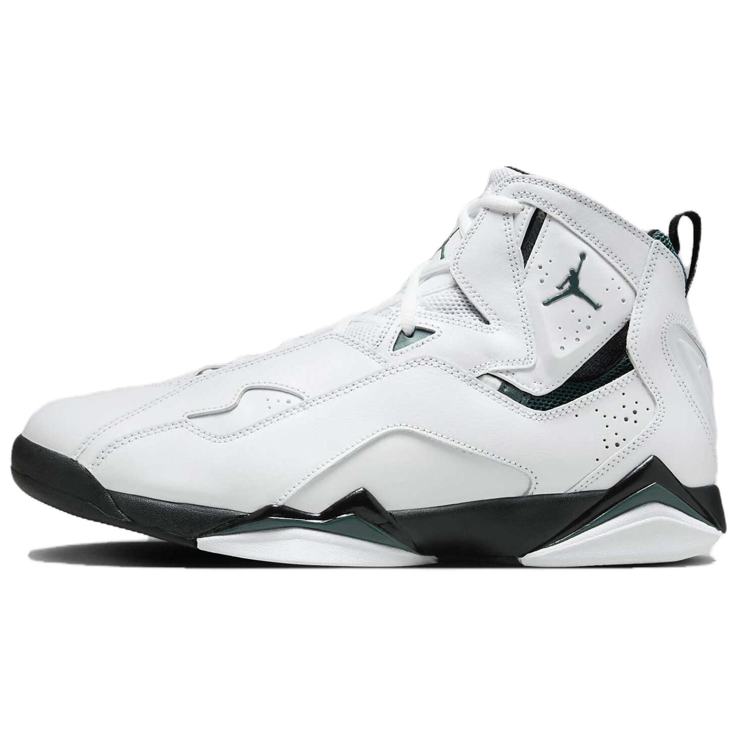 

Кроссовки Jordan True Flight Vintage Basketball Shoes Men High-top White/Green/Black, белый/зеленый/черный