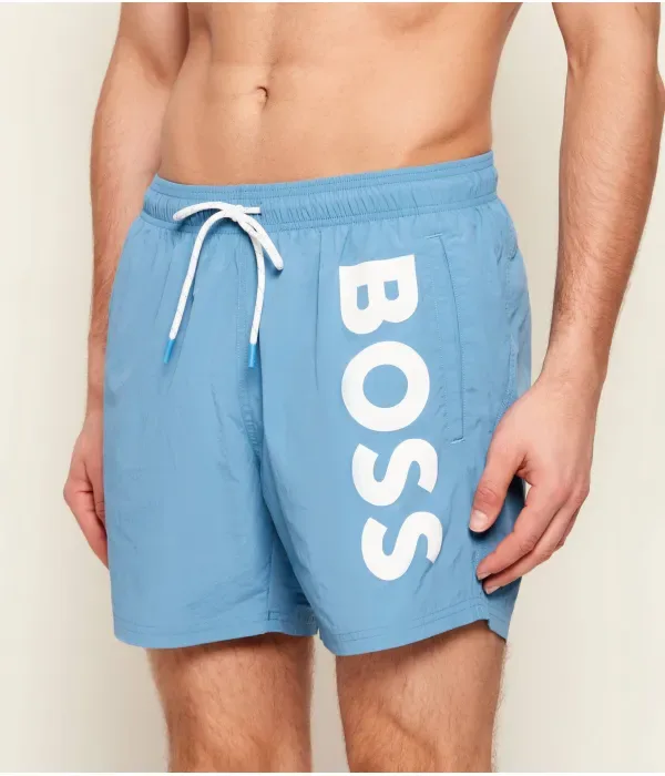 Плавки «Осьминог» regular fit Boss, синий