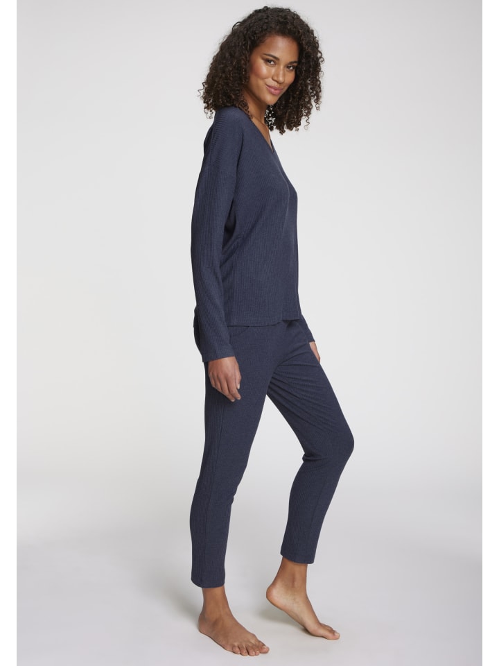 

Пижамные брюки темно-синего меланжевого цвета s.Oliver