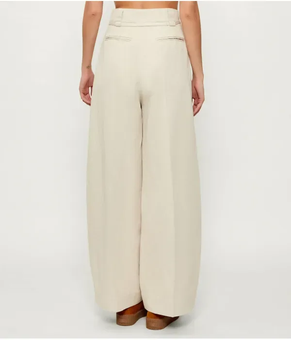 Брюки Тамура-В relaxed fit Boss, бежевый — фото 3